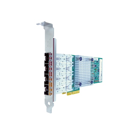 Axiom Axiom 1Gbs Quad Port Sfp Pcie X4 Nic Card For Intel W/Transceivers - I350F4-AX